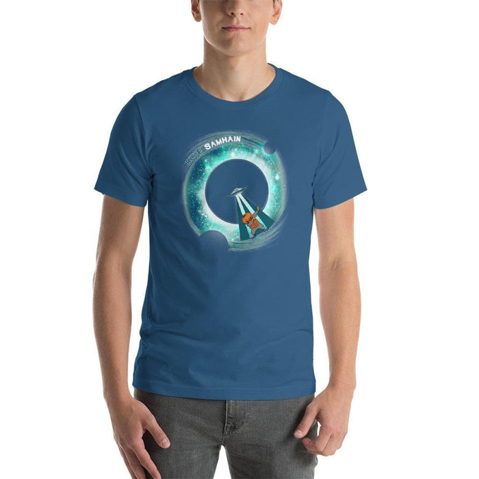 Blue Samhain Abduction Short-Sleeve Unisex T-Shirt - Phoenix Artisan Accoutrements