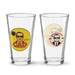 CAD DB Cooper 16oz Shaker Pint Glass - Phoenix Artisan Accoutrements