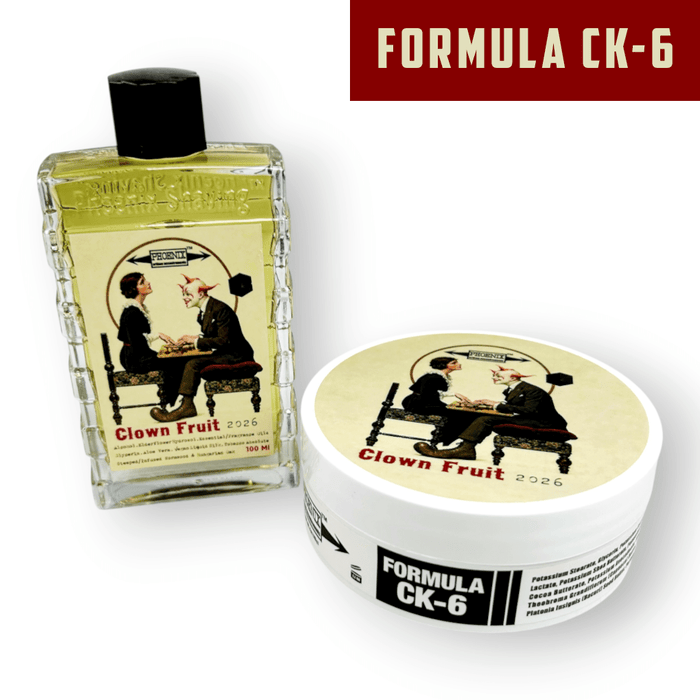 Clown Fruit Artisan Shaving Soap & Aftershave Bundle Deal | Ultra Premium CK-6 Formula | 4 oz - Phoenix Artisan Accoutrements