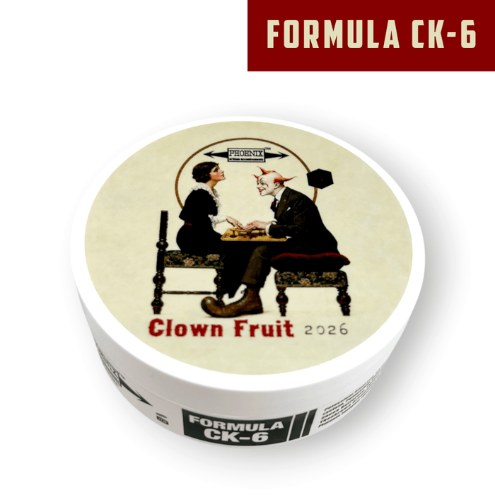 Clown Fruit Artisan Shaving Soap | Ultra Premium CK-6 Formula | Yes, It Glows In The Dark! | 4 oz - Phoenix Artisan Accoutrements