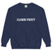 Clown Fruit “COLLEGE OF CHAOS” SWEATSHIRT | garment-dyed sweatshirt - Phoenix Artisan Accoutrements