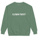 Clown Fruit “COLLEGE OF CHAOS” SWEATSHIRT | garment-dyed sweatshirt - Phoenix Artisan Accoutrements