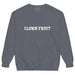 Clown Fruit “COLLEGE OF CHAOS” SWEATSHIRT | garment-dyed sweatshirt - Phoenix Artisan Accoutrements