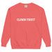 Clown Fruit “COLLEGE OF CHAOS” SWEATSHIRT | garment-dyed sweatshirt - Phoenix Artisan Accoutrements