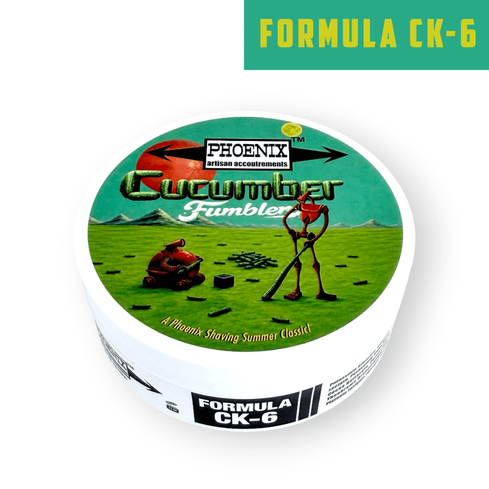 Cucumber Fumbler Artisan Shaving Soap | Ultra Premium CK-6 Formula | A PAA Classic Just In Time For Summer! - Phoenix Shaving