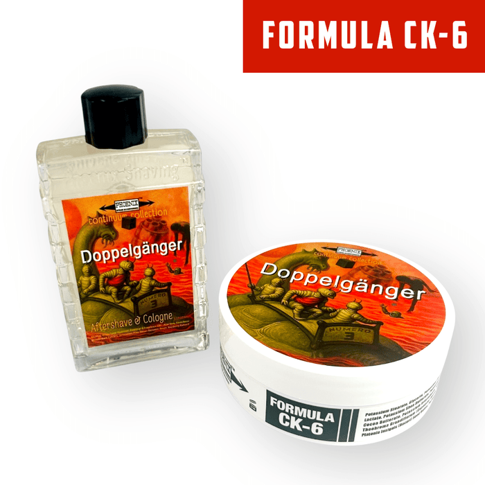 Doppelgänger Continuum No. 3 Artisan Shave Soap & Aftershave Bundle | Ultra Premium CK-6 Formula | The Mystery Continues! - Phoenix Artisan Accoutrements