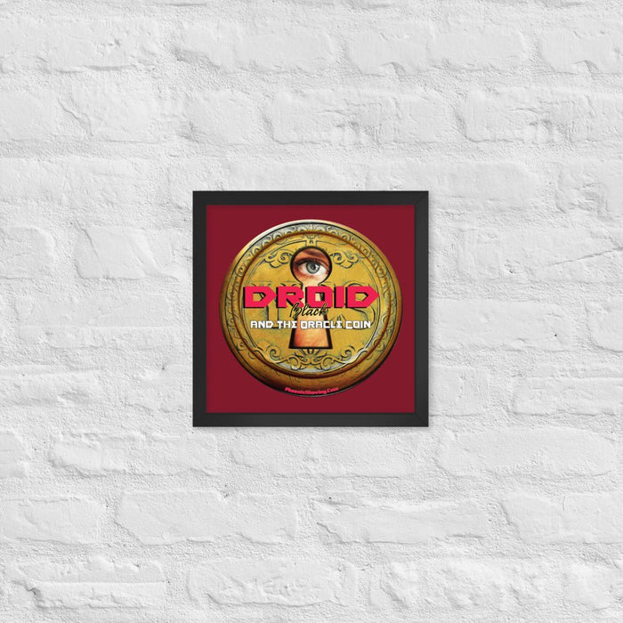 Droid Black & The Oracle Coin Framed Print | Available in Multiple Sizes! - Phoenix Artisan Accoutrements