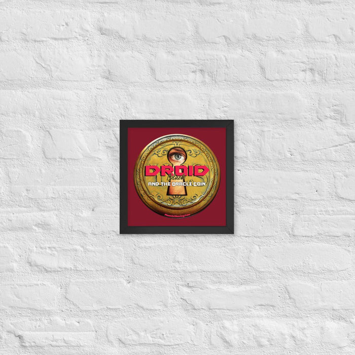 Droid Black & The Oracle Coin Framed Print | Available in Multiple Sizes! - Phoenix Artisan Accoutrements