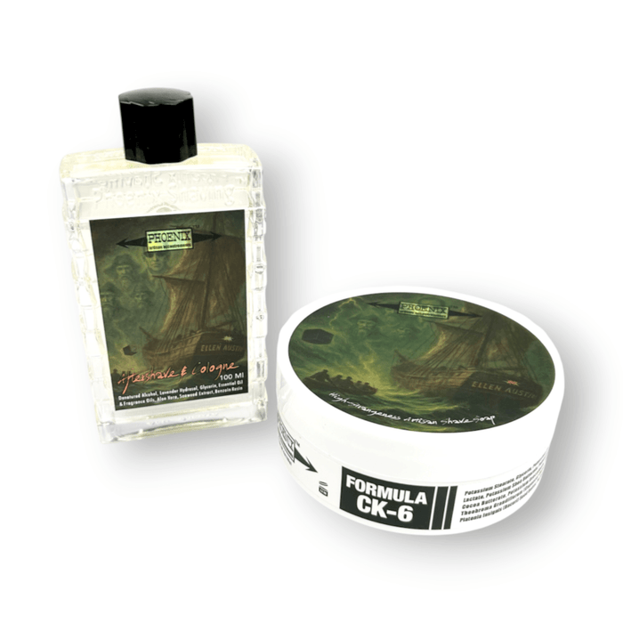 Ellen Austin Artisan Shave Soap & Aftershave Bundle | Ultra Premium CK-6 Formula | A High Strangeness Homage! - Phoenix Artisan Accoutrements
