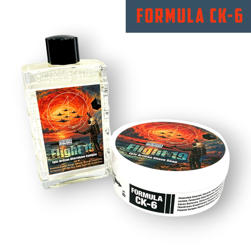 Flight 19 Artisan Shave Soap & Aftershave Bundle | Ultra Premium CK-6 Formula | A Phoenix High Strangeness Original! - Phoenix Artisan Accoutrements
