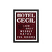 Hotel Cecil Rates Framed Print | Available in Multiple Sizes! - Phoenix Artisan Accoutrements