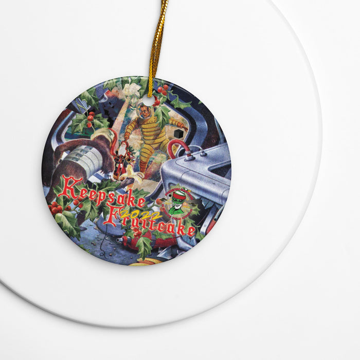 Keepsake Fruitcake 2022 Collectible Porcelain Ornament | Dbl Sided - Phoenix Artisan Accoutrements