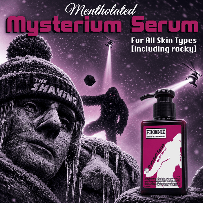 Mentholated Mysterium Serum | Advanced Fragrance & Alcohol Free Aftershave Balm | 100ml - Phoenix Artisan Accoutrements