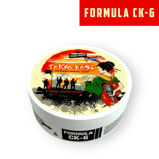 Tokyo Rose Artisan Shaving Soap | Ultra Premium CK-6 Formula - Phoenix Artisan Accoutrements