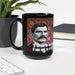 Tombstoned Immaculate Tall, Black Ceramic Classic Diner Mug - Phoenix Artisan Accoutrements