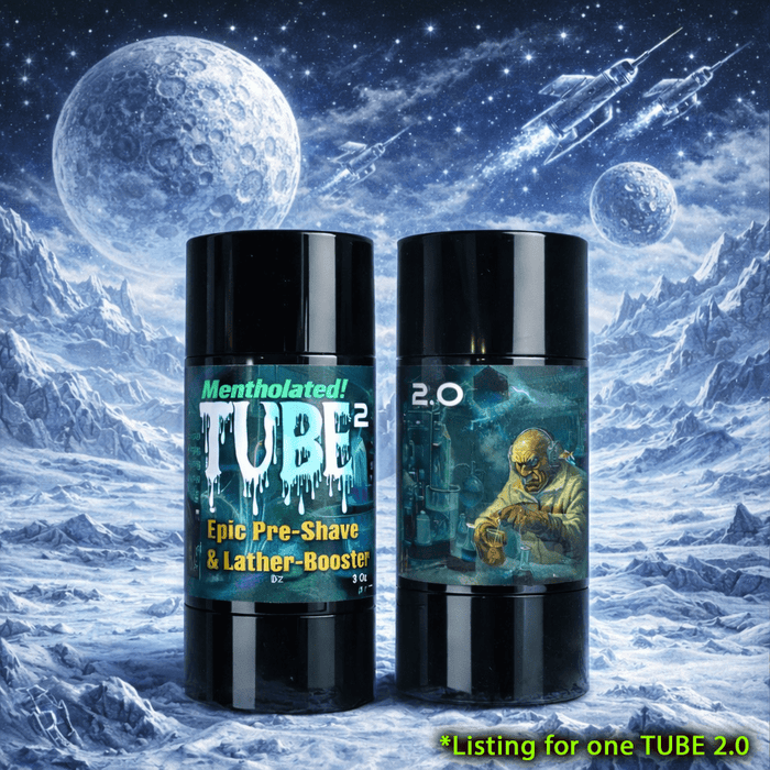 TUBE 2.0 Travel Preshave Soap | Activated Bamboo Charcoal, Aloe & More! - Phoenix Artisan Accoutrements