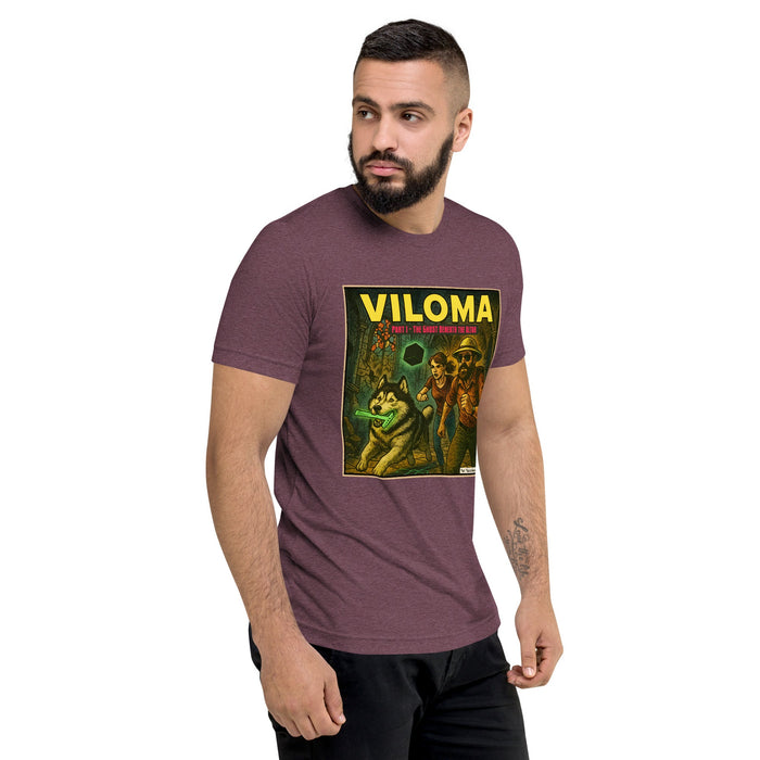 VILOMA: The Ghost Beneath the Altar Comic Art T-shirt | DB Logo on Back! - Phoenix Artisan Accoutrements